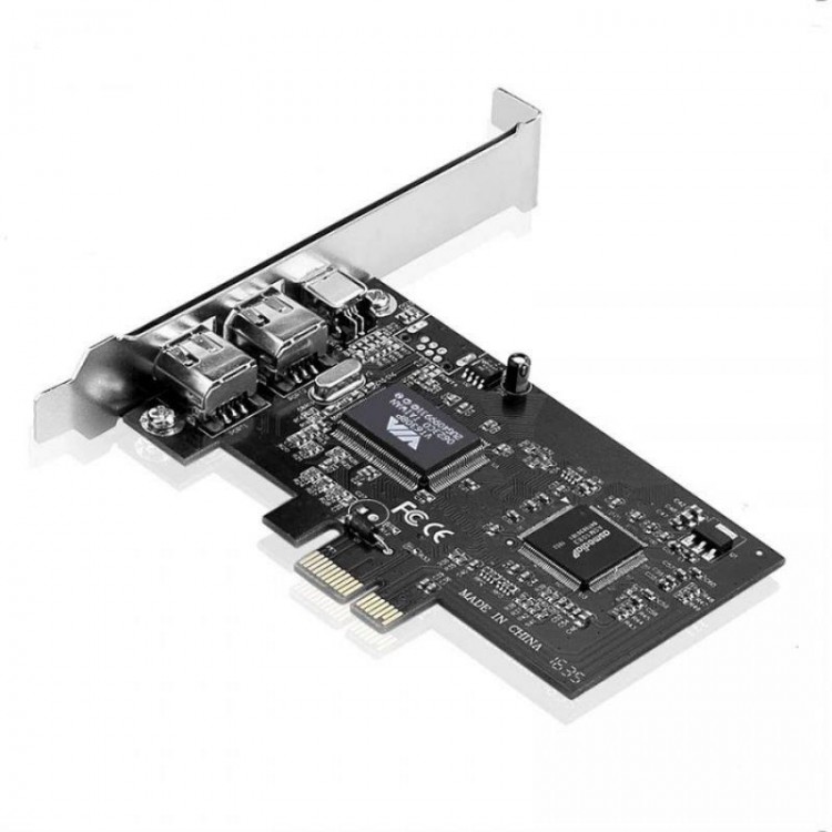 Pci express 1394 firewire kart pci exp 2x6 pin soket 1x4 pin soket firewire kart