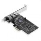 Pci express 1394 firewire kart pci exp 2x6 pin soket 1x4 pin soket firewire kart