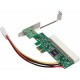 Pci express pci çevirici 1x 4x 8x 16x pcie pci çevirici