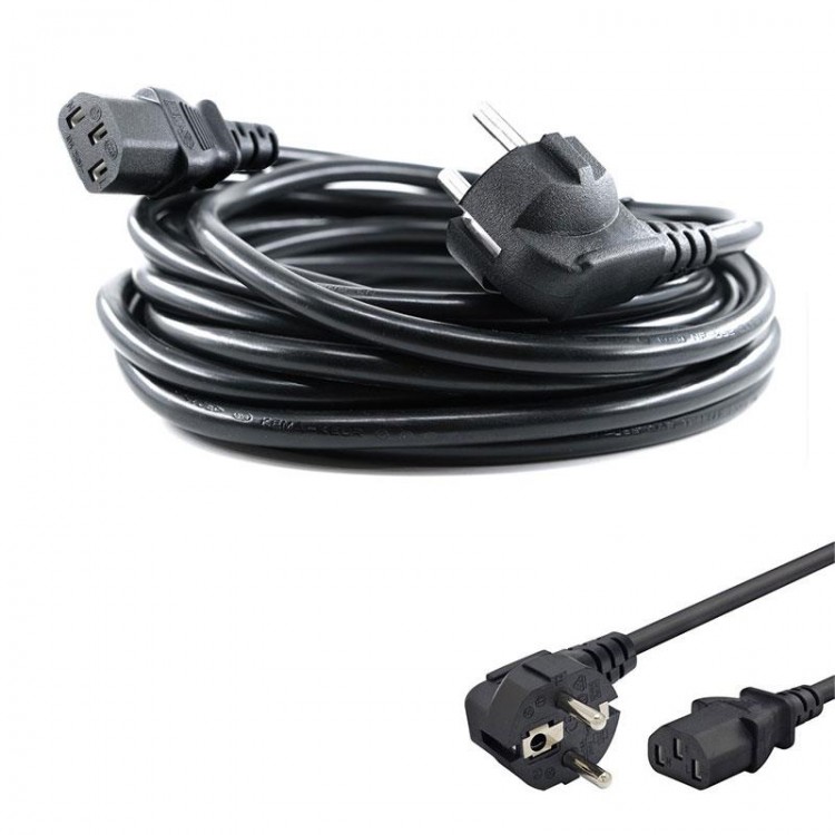 Power kablo 3x1 C13 bilgisayar monitör power güç kablosu 15m Power kablo 3x1 C13 bilgisayar monitör power güç kablosu 15m