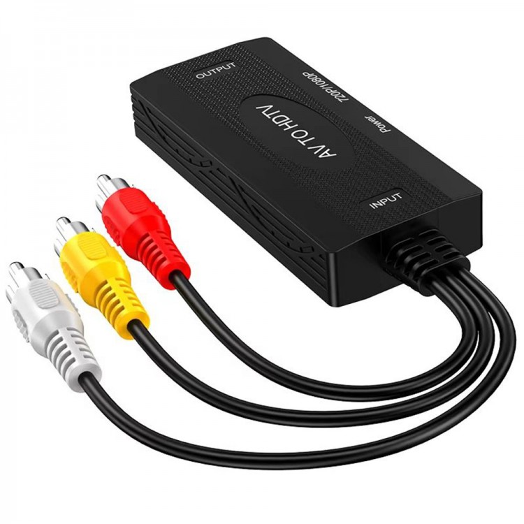 RCAdan HDTVye dönüştürücü adaptörü ses Video dönüştürücü adaptör RCAdan HDTVye dönüştürücü adaptörü ses Video dönüştürücü adaptör