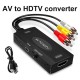 RCAdan HDTVye dönüştürücü adaptörü ses Video dönüştürücü adaptör RCAdan HDTVye dönüştürücü adaptörü ses Video dönüştürücü adaptör