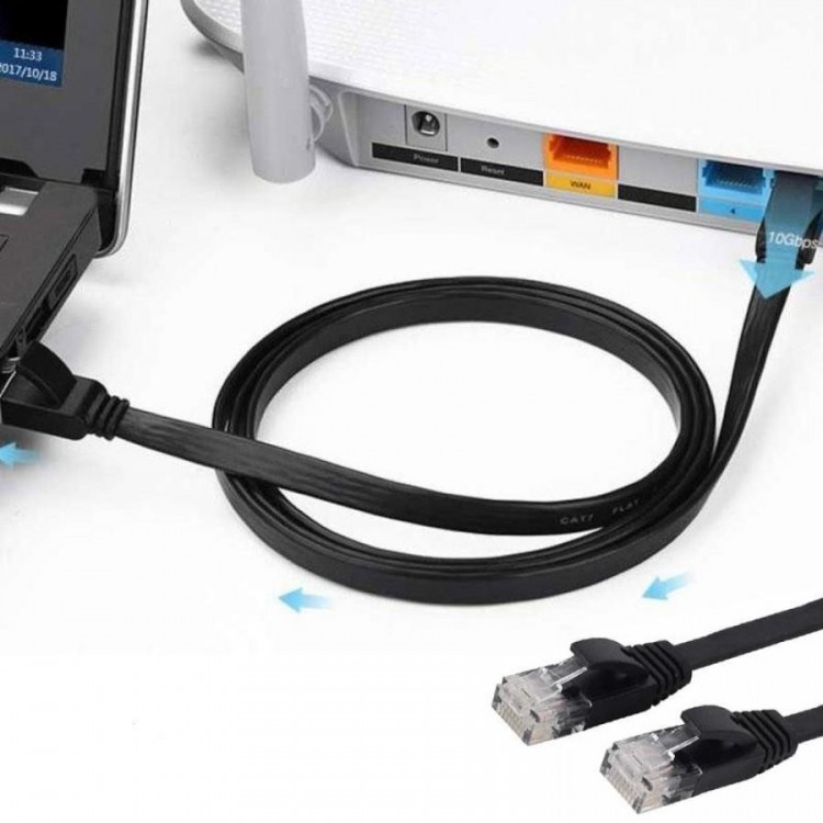 RJ45 slim internet bağlantı kablosu rj 45 ethernet kablosu yassı 1,5m RJ45 slim internet bağlantı kablosu rj 45 ethernet kablosu yassı 1,5m