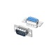 RS232 com port erkek lehim tipi kapaklı soket seti db9