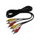 Rca audio video ses kablosu 20 metre av kablo