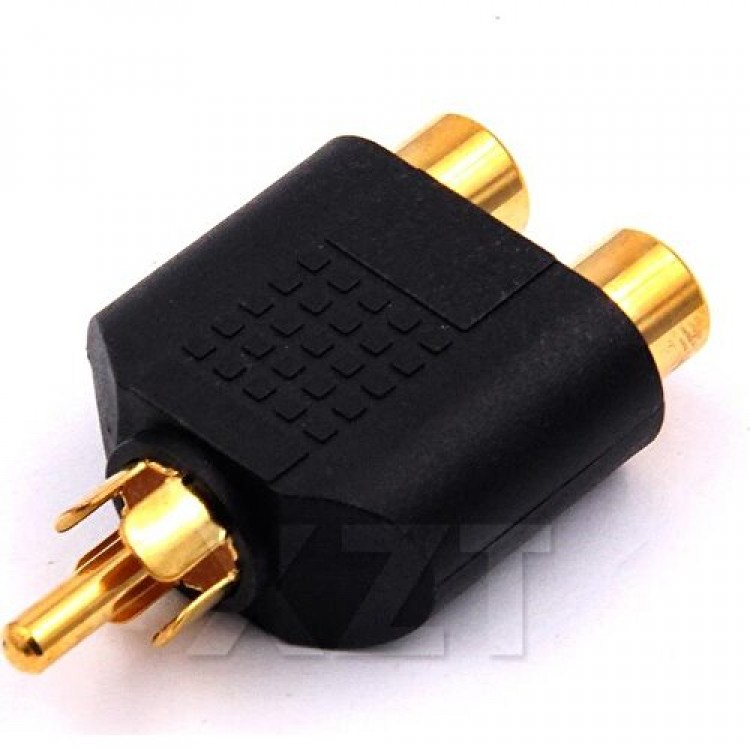 Rca erkek to 2 rca dişi çevirici dönüştürücü jack Rca erkek to 2 rca dişi çevirici dönüştürücü jack