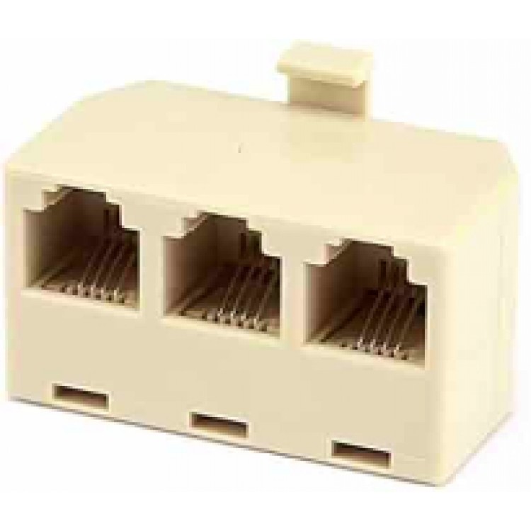 Rj11 Telefon Hat Çoğaltıcı Çoklayıcı Splitter 3'lü