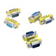 Rs232 dişi erkek çevirici set DB9 rs232 9 pin dişi erkek çevirici 3lü set