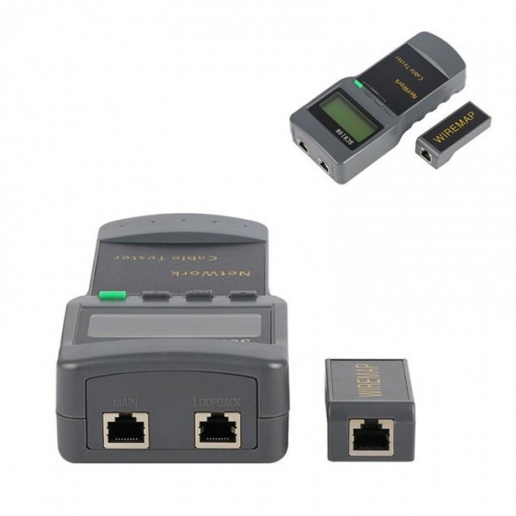 SC8108 rj45 Ethernet kablosu test cihazı cat6 kablo test cihazı