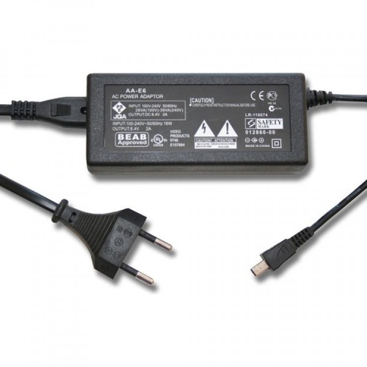 Samsung uyumlu AA-E6A kamera adaptörü 8.4 volt 1.5 amper