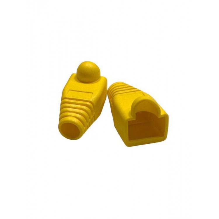Sarı cat5 kılıf sarı cat6 kılıf rj45 koruma kılıfı sarı 100 adet Sarı cat5 kılıf sarı cat6 kılıf rj45 koruma kılıfı sarı 100 adet