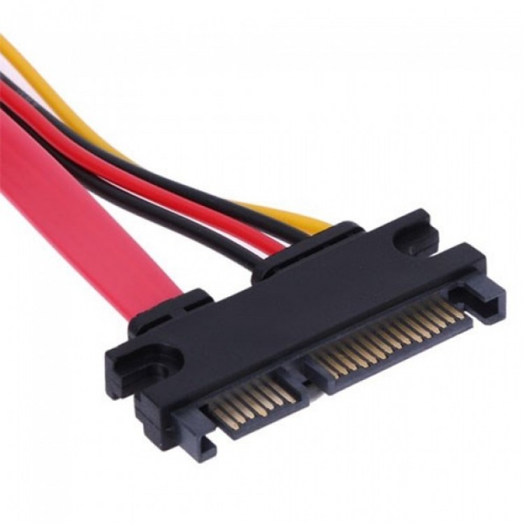 Sata data uzatma sata power uzatma 50 cm sata uzatma kablosu 15+7 pin uzatma kablosu