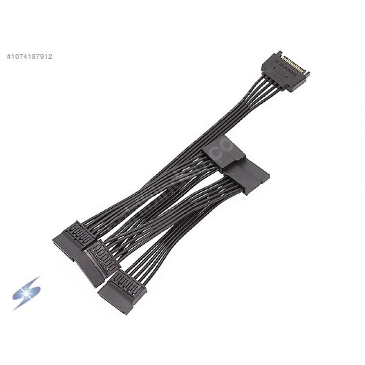 Sata power çoğaltıcı 5 port sata power çoğaltıcı 1x5 sata power splitter 80 cm 5 li sata power Sata power çoğaltıcı 5 port sata power çoğaltıcı 1x5 sata power splitter 80 cm 5 li sata power