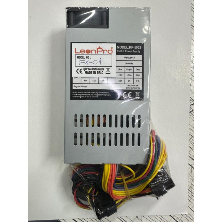 Slim 300w power supply 15x8x4 cm boyutlarında fx01 power