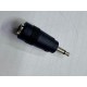 Standart uç 3.5 mm mono jack çevirici 5.5 mm 2.5 mm mono 3.5 mm jack çevirici