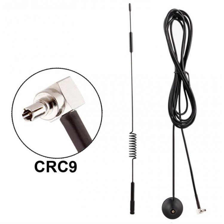 Süperbox anten crc9 girişli anten 3 metre kablolu crc9 konnektörlü anten Süperbox anten crc9 girişli anten 3 metre kablolu crc9 konnektörlü anten