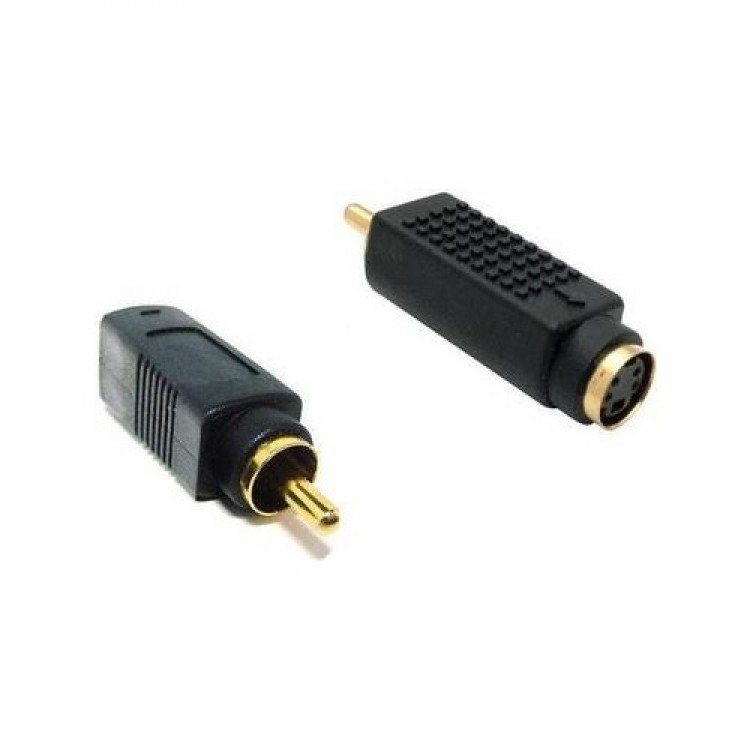 Svideo dişi to rca erkek çevirici s-video rca çevirici adaptör