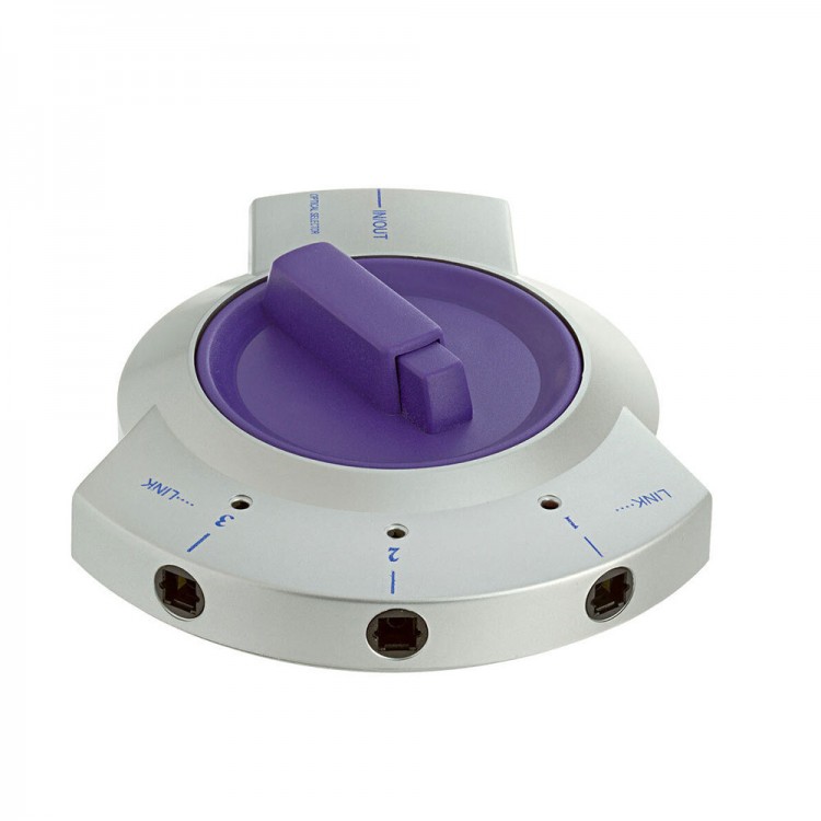 Toslink manuel anahtarlı switch in/out çift yönlü seçmeli optik switch