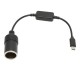 Type C to Çakmak Adaptörü, 5V -12V Araba Cihazları için Güç Kaynağı