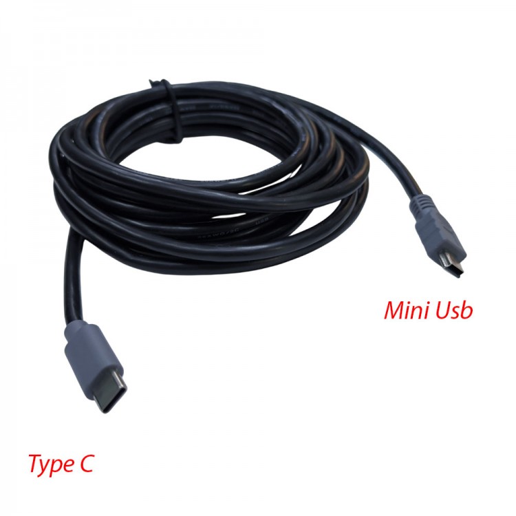 Type c to 5 pin mini usb kablo şarj ve data kablous 3 metre