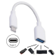 Typec otg kablo type-c otg kablo erkek type-c dişi usb kablo