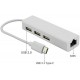 Typec usb hub typec internet çevirici type-c 3 port usb ethernet çevirici typec lan 3 port usb Typec usb hub typec internet çevirici type-c 3 port usb ethernet çevirici typec lan 3 port usb