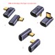 USB 4.0 type C 90 derece adaptör 40Gbps hızlı veri transferi 3lü set