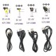 USB Güç Kablosu Kablosu DC 5V DC2.0/2.5/4.0/5.5mm 4lü set USB Güç Kablosu Kablosu DC 5V DC2.0/2.5/4.0/5.5mm 4lü set