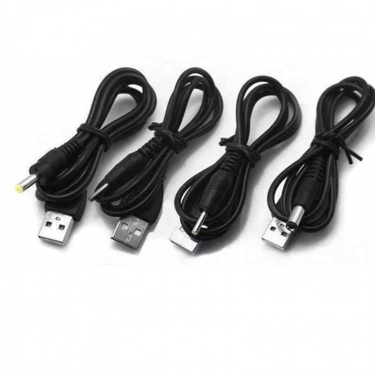 USB Güç Kablosu Kablosu DC 5V DC2.0/2.5/4.0/5.5mm 4lü set USB Güç Kablosu Kablosu DC 5V DC2.0/2.5/4.0/5.5mm 4lü set