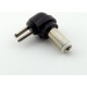 Üniversal Adaptör 2 pinli 5.5 mm 2.5 mm çevirici 2 pin standart uç çevirici Üniversal Adaptör 2 pinli 5.5 mm 2.5 mm çevirici 2 pin standart uç çevirici