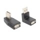 Usb 2.0 doksan derece usb 2.0 L tipi dişi erkek çevirici 2li set Usb 2.0 doksan derece usb 2.0 L tipi dişi erkek çevirici 2li set