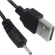 Usb 2.0 mm 0.6 mm dc kablo 14 cm 2.0 mm 0.6 mm usb kablo