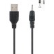 Usb 2.0 mm 0.6 mm dc kablo 14 cm 2.0 mm 0.6 mm usb kablo