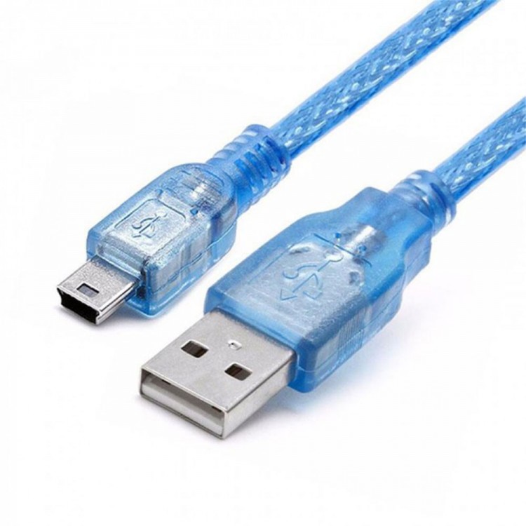 Usb 2.0 to mini usb 5 pin şarj ve data kablosu 10m