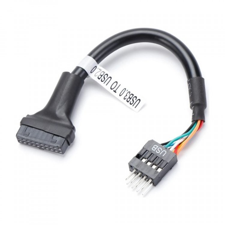Usb 3.0 usb 2.0 çevirici 19 pin dişi 9 pin erkek çevirici