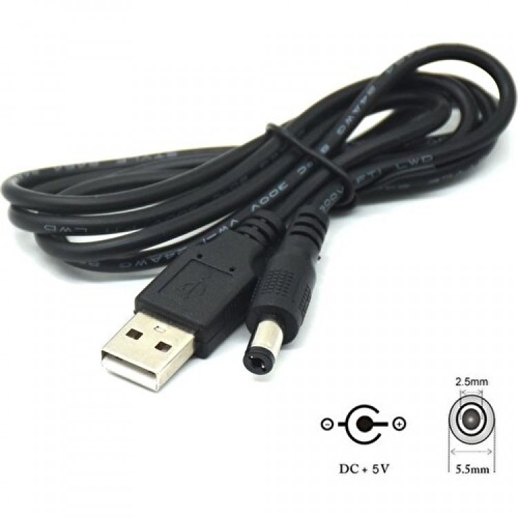 Usb 5.5 mm 2.5 mm kablo usb standart uç dc kablo 5.5 mm 2.5 mm 1 metre usb kablo Usb 5.5 mm 2.5 mm kablo usb standart uç dc kablo 5.5 mm 2.5 mm 1 metre usb kablo