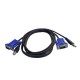 Usb Kvm Switch Vga Yazıcı Adaptör Kablosu 1,4m Usb Kvm Switch Vga Yazıcı Adaptör Kablosu 1,4m