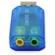 Usb ses kartı 3d 5+1 ses kartı usb sound controller