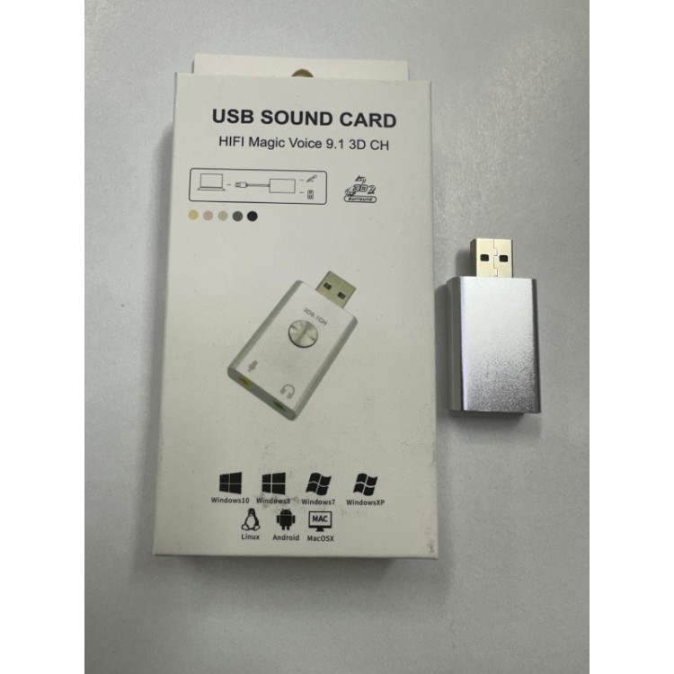 Usb ses kartı hifi magic voice 9.1 3d ch ses kartı Usb ses kartı hifi magic voice 9.1 3d ch ses kartı