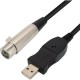 Usb xlr çevirici mikrofon usb çevirici kablo
