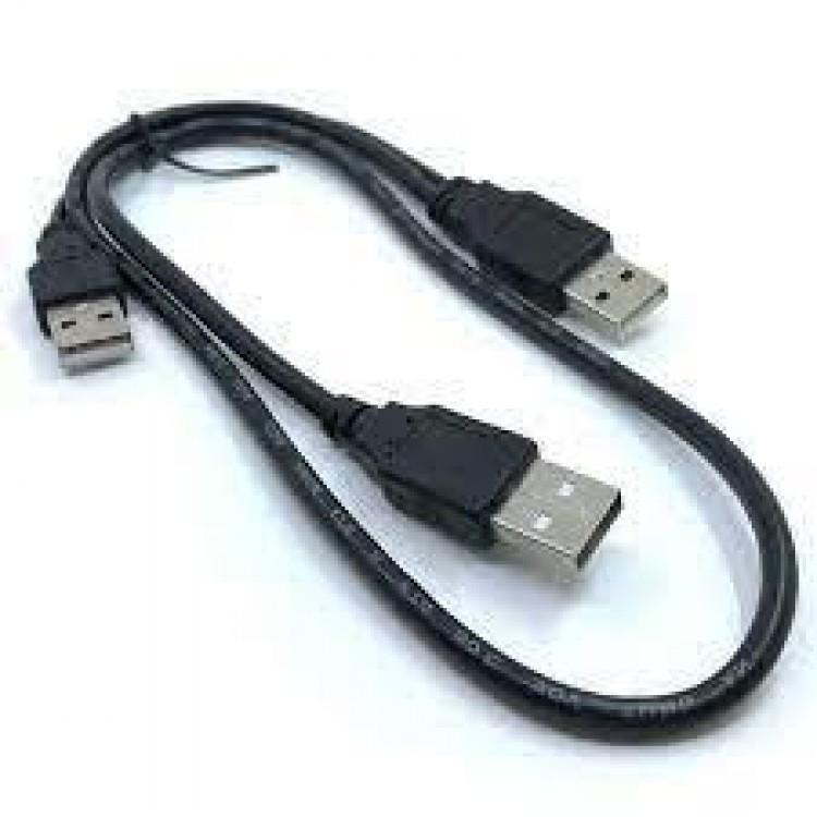Usb y kablo 70 cm erkek erkek usb y kablo