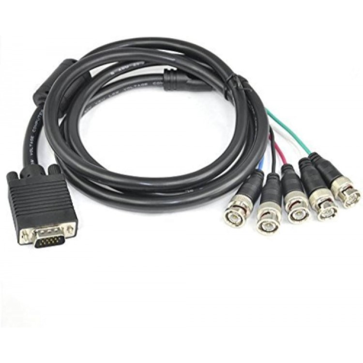 VGA bnc monitör kablosu kompanent bnc vga kablo