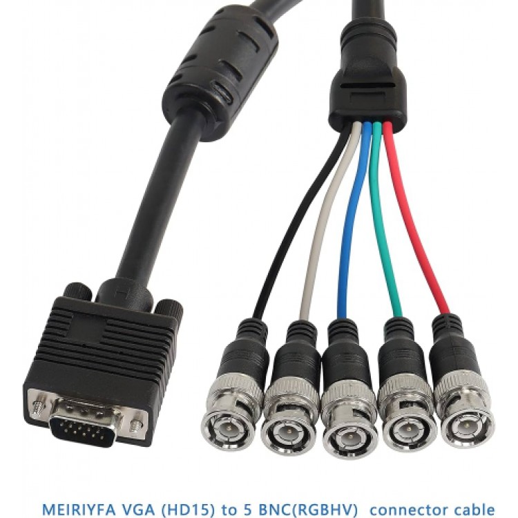 VGA bnc monitör kablosu kompanent bnc vga kablo VGA bnc monitör kablosu kompanent bnc vga kablo