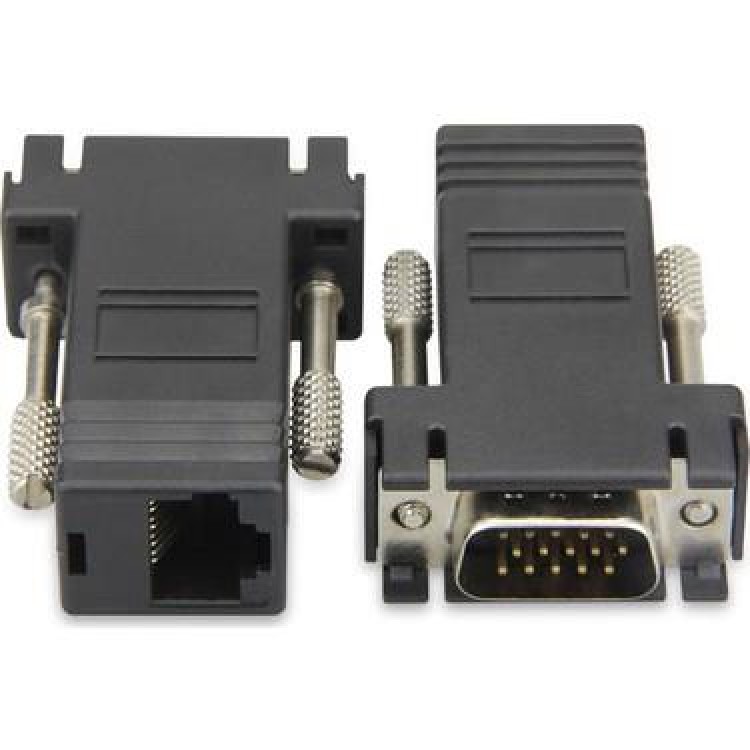 Vga extender cat5  cat6 vga uzatma 30 metreye kadar