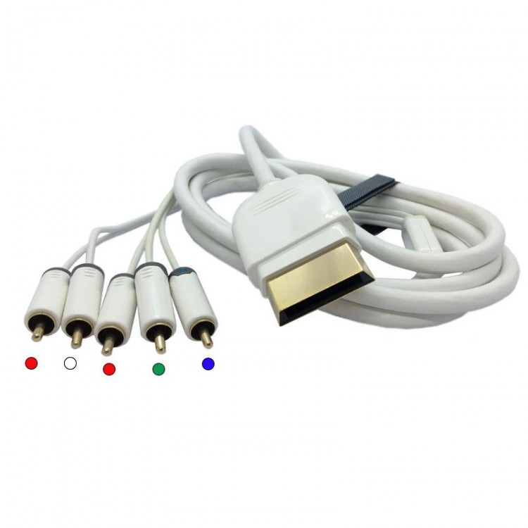 Xbox 360 ile uyumlu video rca companent audio L/R kablo 2m
