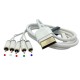 Xbox 360 ile uyumlu video rca companent audio L/R kablo 2m