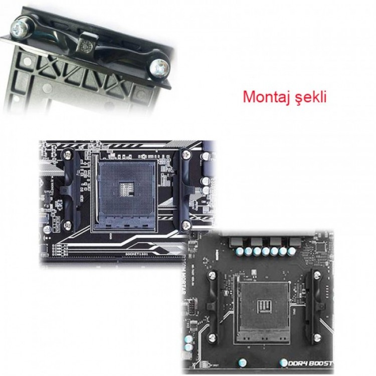 Am4 Braket Amd Işlemci Fan Ayağı Anakart Bağlantısı Amd Ayak Am4 Braket Amd Işlemci Fan Ayağı Anakart Bağlantısı Amd Ayak