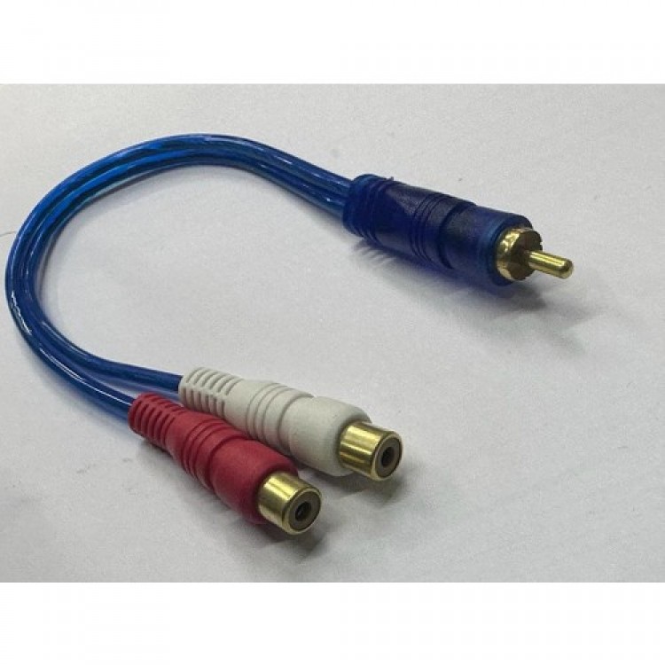 Amfi kablosu ses sistemi kablosu rca erkek 2x rca dişi kablo 2 rca dişi rca erkek kablo 25 cm Amfi kablosu ses sistemi kablosu rca erkek 2x rca dişi kablo 2 rca dişi rca erkek kablo 25 cm