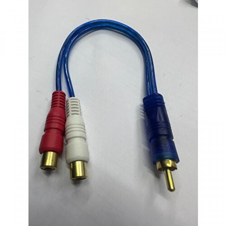 Amfi kablosu ses sistemi kablosu rca erkek 2x rca dişi kablo 2 rca dişi rca erkek kablo 25 cm Amfi kablosu ses sistemi kablosu rca erkek 2x rca dişi kablo 2 rca dişi rca erkek kablo 25 cm