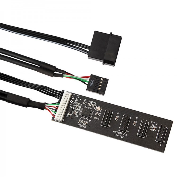 9 pin Anakart USB 2.0 çoklayıcı usb hub 4 Erkek 9 pin uzatma adaptörü
